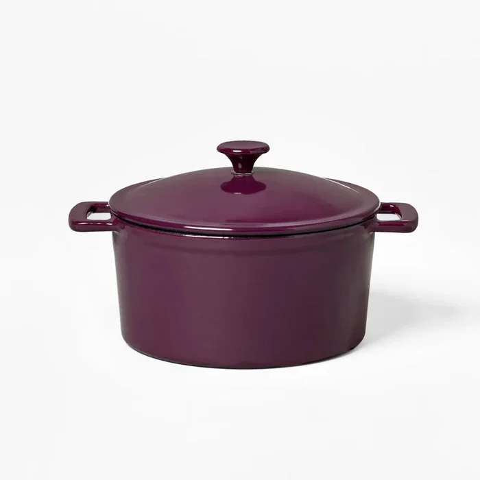0.5qt Mini Dutch Oven Dark Purple