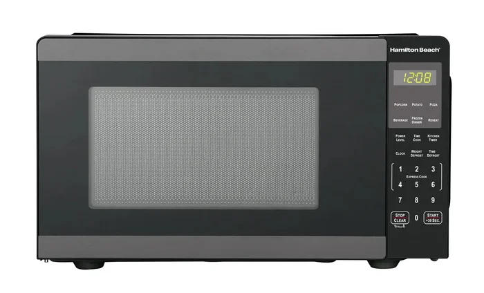 0.9 Cu Ft Countertop Microwave Oven – 900 Watts, Black Stainless Steel (See Description)