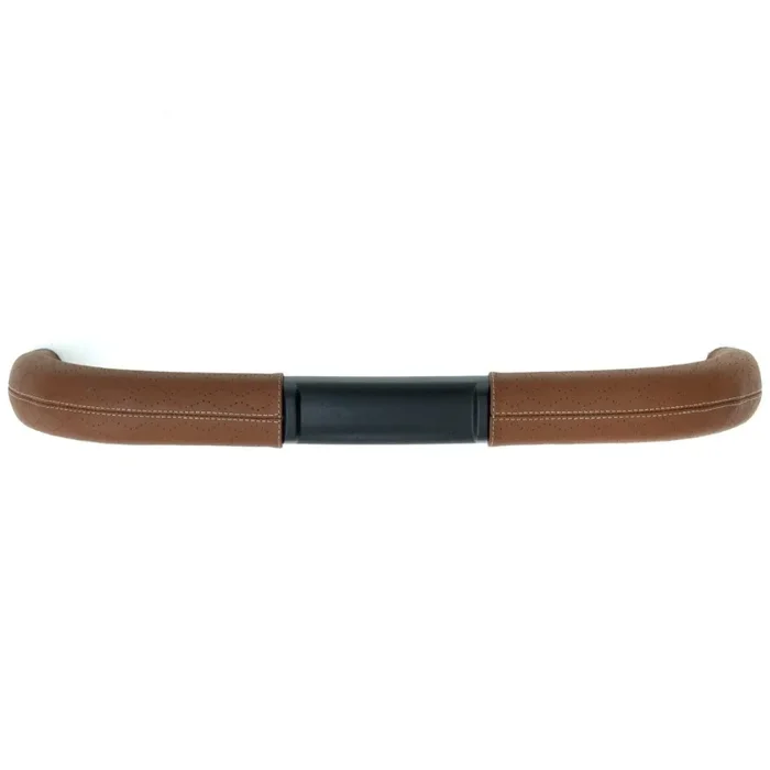 &Roll or &Jog frame Leather Handlebar Grips