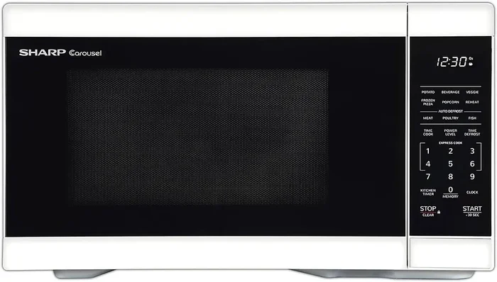 1.1 Cu.ft Countertop Microwave – White