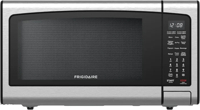 1.2 cu ft Microwave, Digital Air Fryer, Convection Oven – Stainless Steel Finish