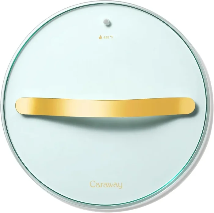10.5″ Glass Lid For Pots & Pans – Gold