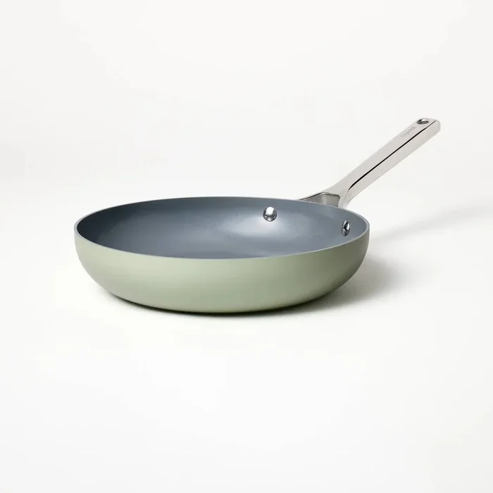 10″ Nonstick Ceramic Fry Pan – Sage Green