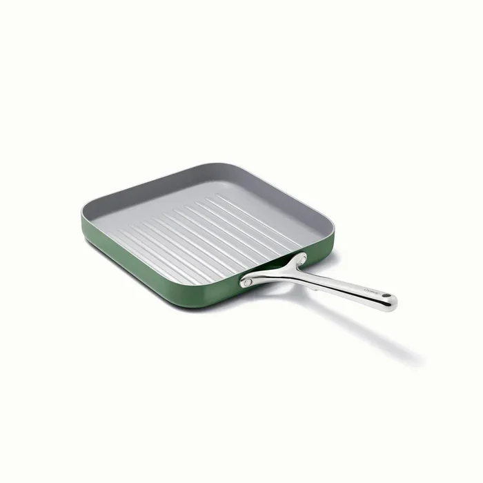 11.02″ Nonstick Square Grill Fry Pan – Sage