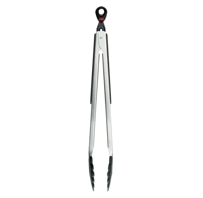 12″ Locking Cooking Tongs – Black