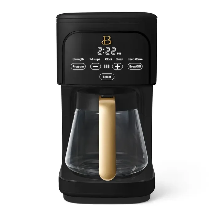 12-Cup Programmable Coffee Maker – Black Sesame