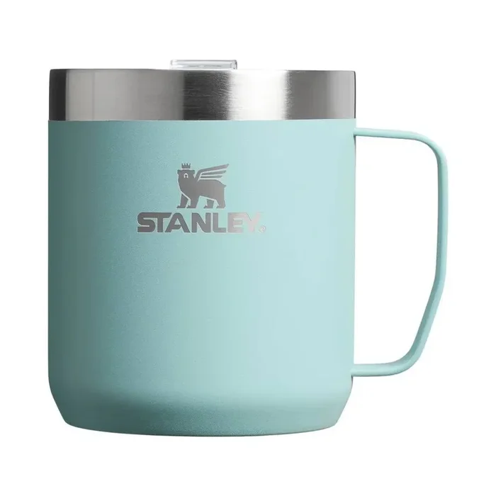 12 Oz Stainless Steel Everyday Camp Mug – Seafoam