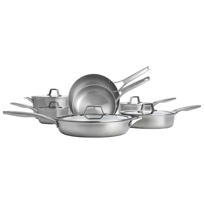 12 Piece Oven Safe Stainless Steel Cookware Set