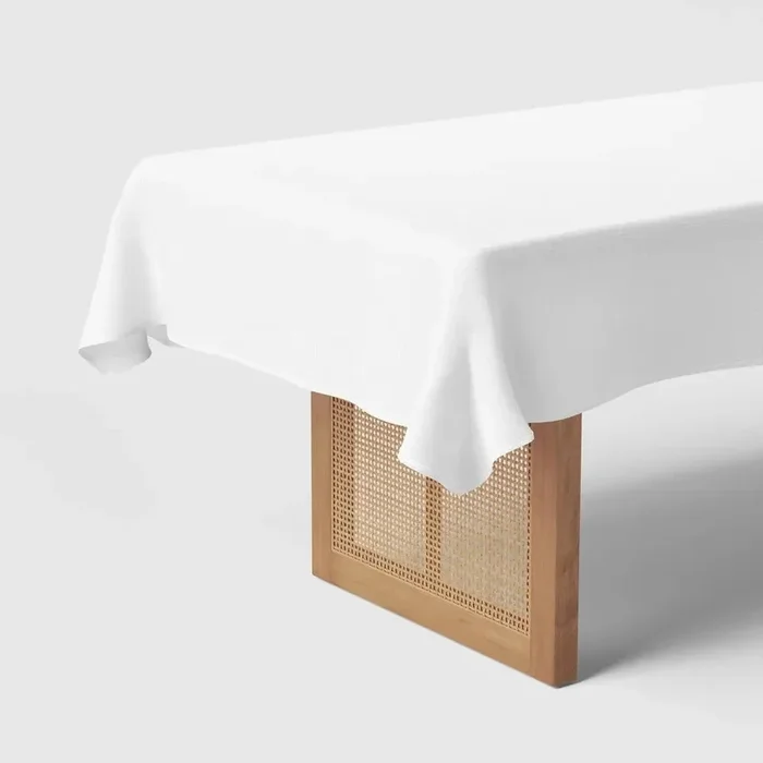 120″ x 60″ Tablecloth – White