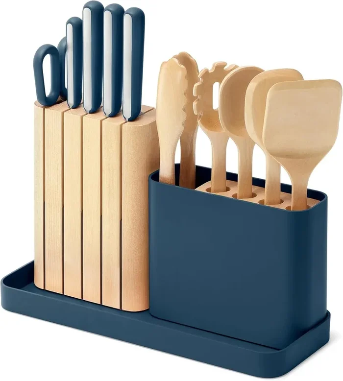 14-Piece Kitchen Knife And Utensil Set – Navy