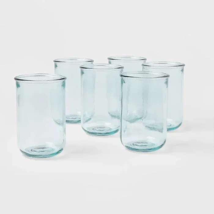 14oz 6pk Glass Potomac Tall Tumblers
