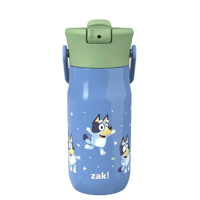 14oz Stainless Steel Vacuum Harmony Straw Water Bottle – Blue