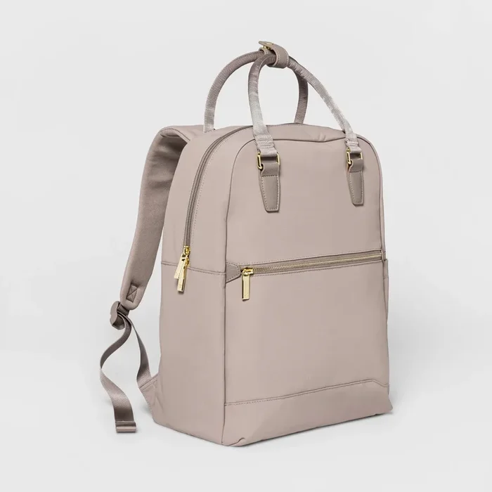 16″ Commuter Backpack – Taupe
