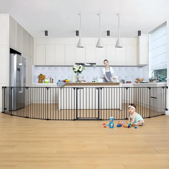 198″ Baby Gate Extra Wide – Black