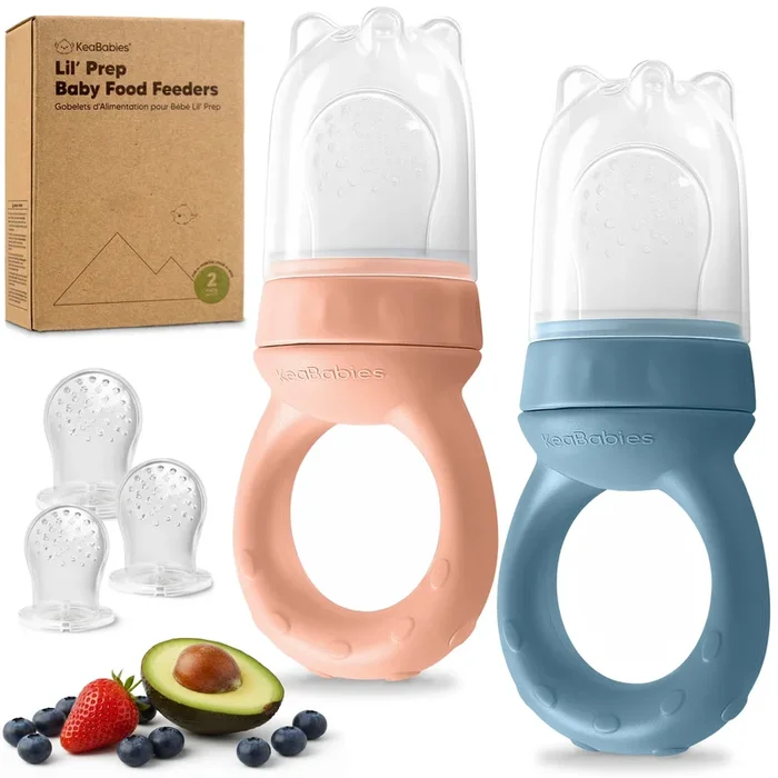 2-Pack Lil’ Prep Baby Food Feeders (Sunset)