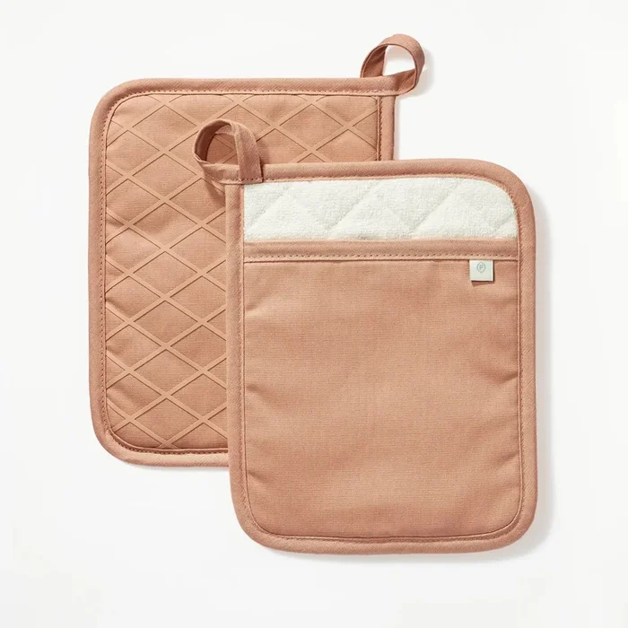 2-Pack Potholders – Orange