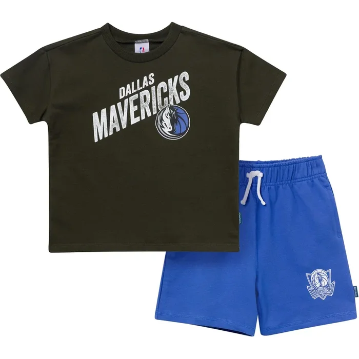 2-Piece Infant & Toddler Boys Dallas Mavericks T-Shirt & Shorts Set