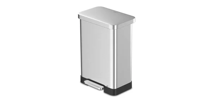 20 GAL Stainless Steel Step On Trash Can With Soft Lid Close (See Description)