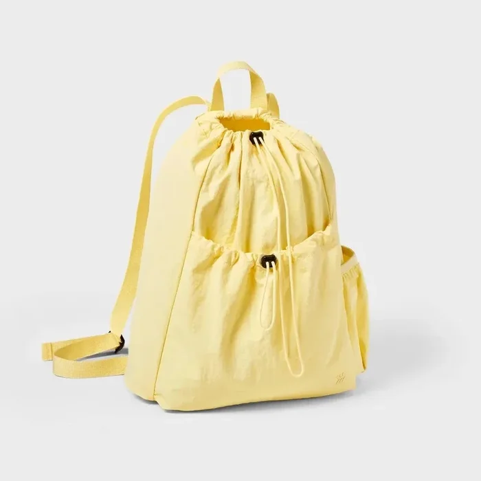20L Cinch Backpack – Yellow