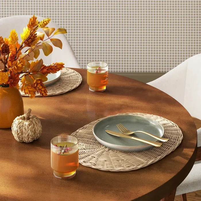2pk Light Woven Rattan Placemat – Threshold™