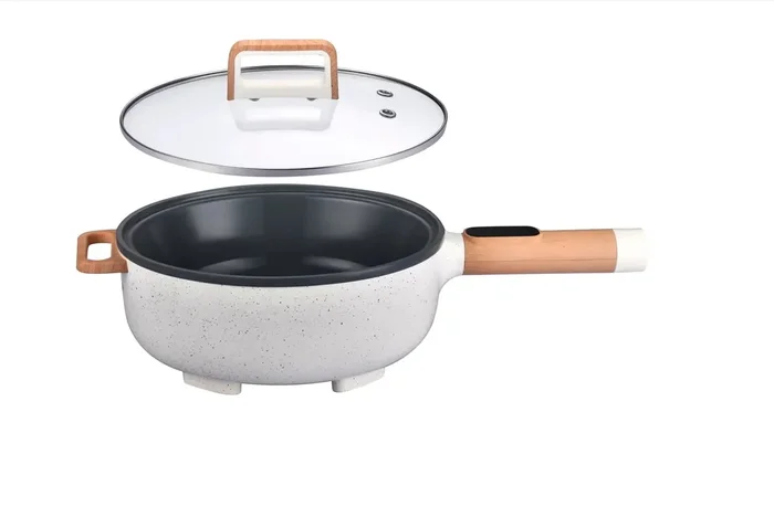 3.5L Electric Skillet, Linen Speckle