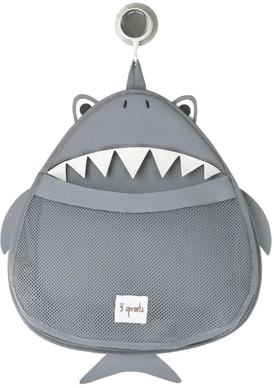 3 Sprouts Bath Toy Storage – Shark