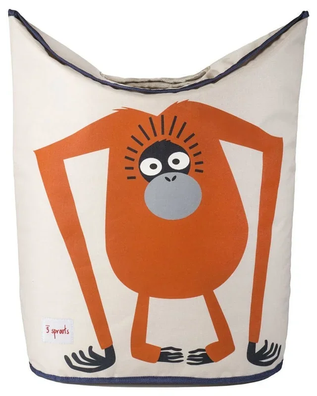 3 Sprouts Laundry Hamper – Orangutan