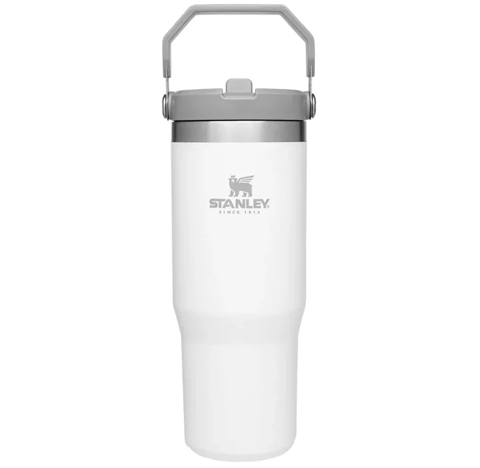 30 oz Stainless Steel Ice Flow Flip Straw Tumbler Polar: Dishwasher-Safe Drinkware for Hot & Cold Beverages (See Description)