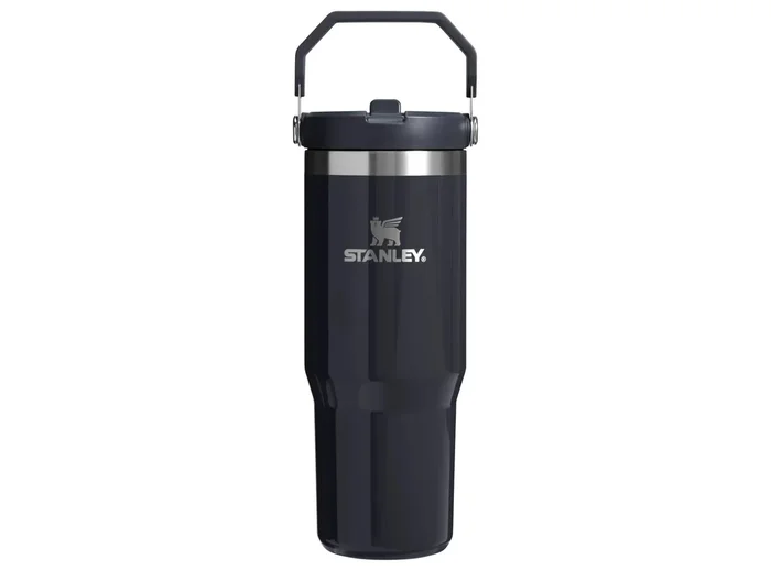 30 Oz Stainless Steel IceFlow Flip Straw Tumbler – Crystal Clear Night by e.l.f.