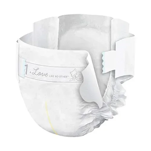 36 Ct Eco-Friendly Baby Diapers Size 1 – White