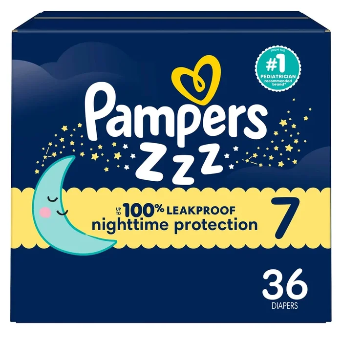 36ct Overnight Diapers – Size 7