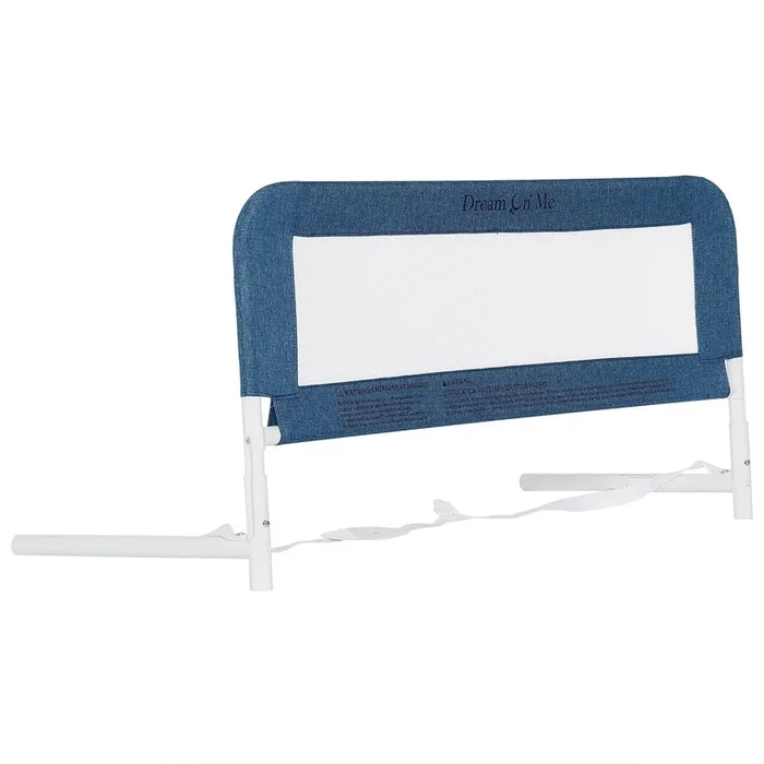 3D Linen fabric and Mesh Security Bed Rail – Navy