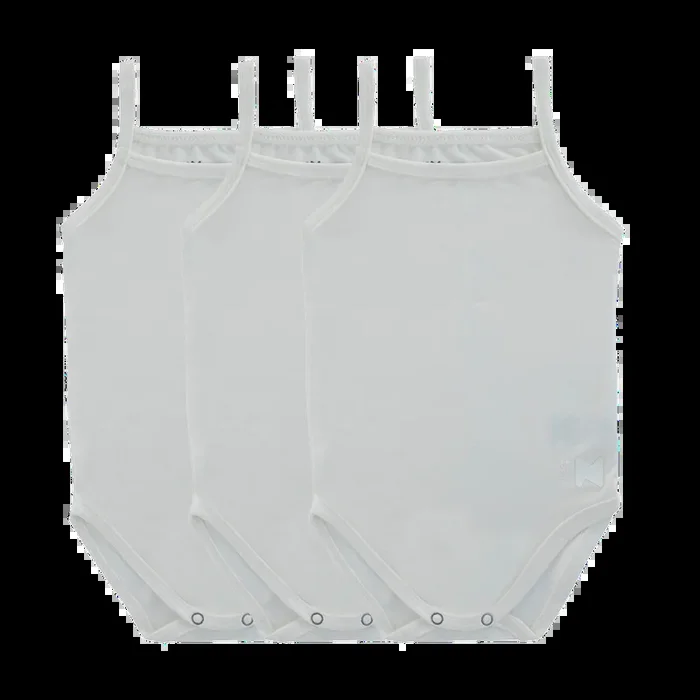 3Pk Bamboo Bodysuits – White Boy