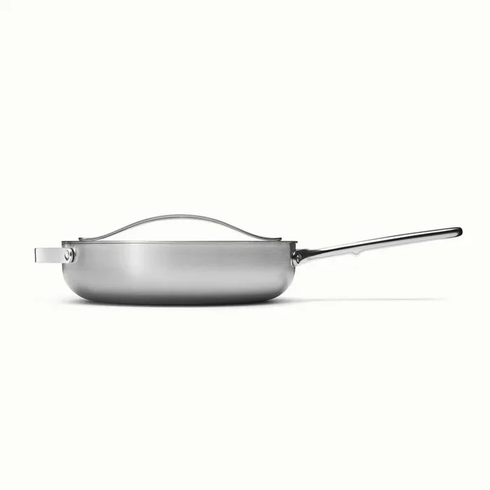 4.5qt Stainless Steel Saute Pan With Lid