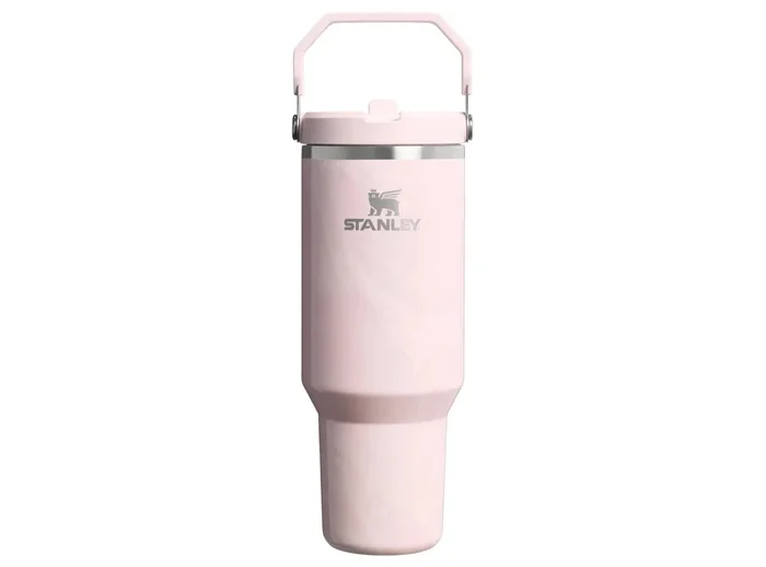 40 oz Stainless Steel Ice Flow Flip Straw Tumbler – Pink Amethyst