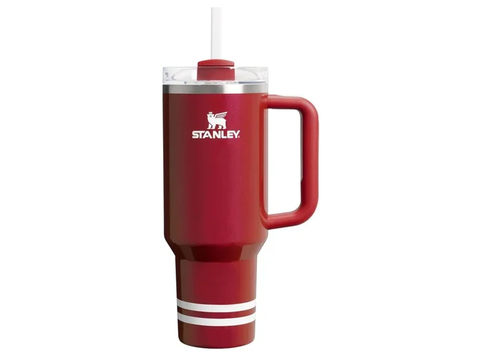 40 oz Stainless Steel Quencher Tumbler – Heritage Red Shimmer