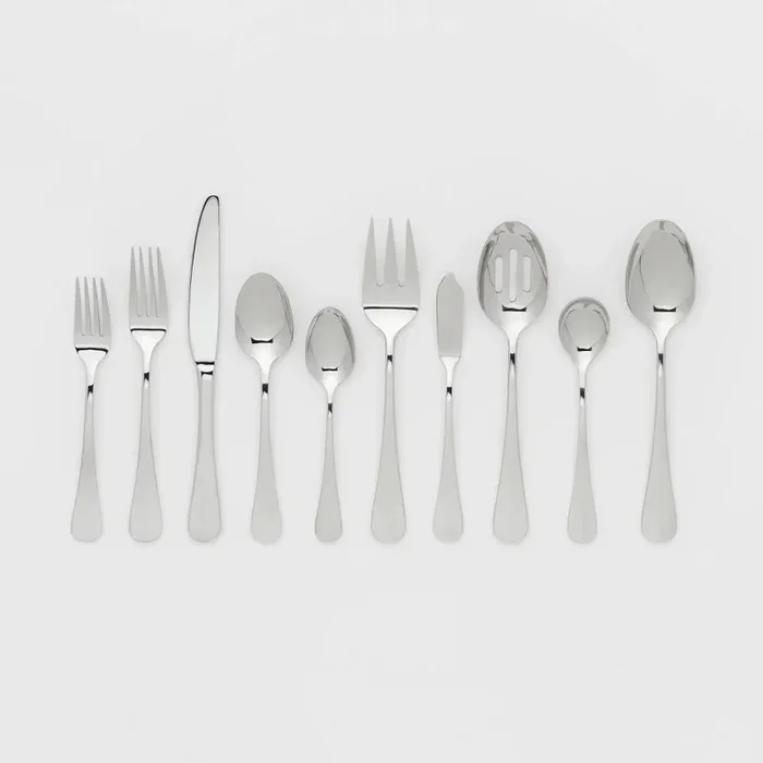 45pc Sussex Flatware Set Silver