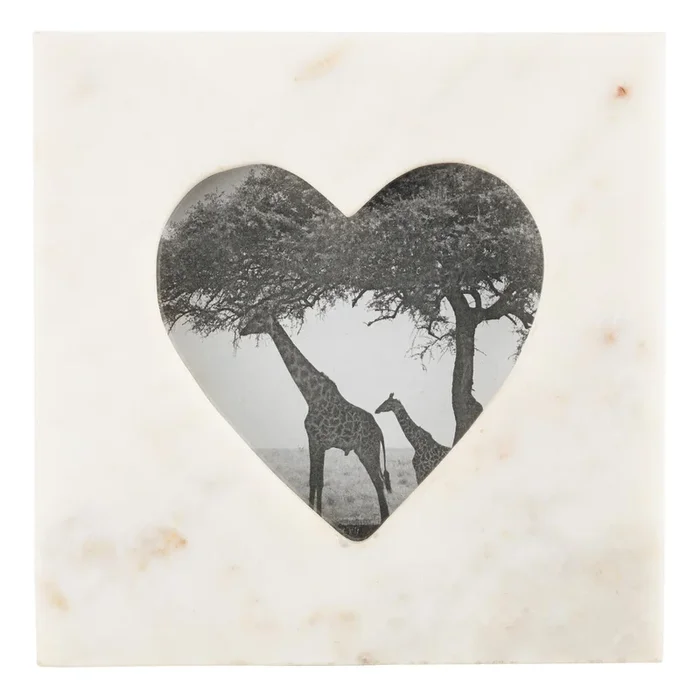 5×5 Marble Heart Frame
