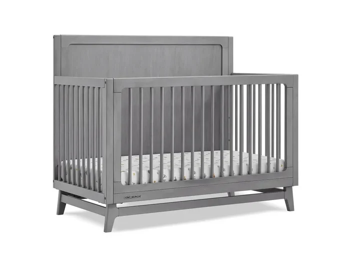 6-in-1 Convertible Crib – Greenguard Gold Certified – Steel Gray