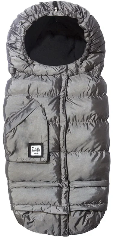 7 A.M. Enfant Blanket 212 Evolution Footmuff – Metallic Grey