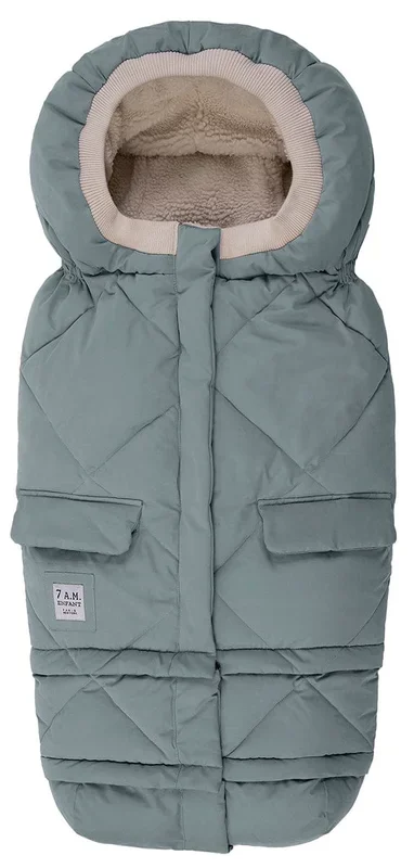 7 A.M. Enfant Blanket 212 Evolution Footmuff – Mirage Blue Quilted