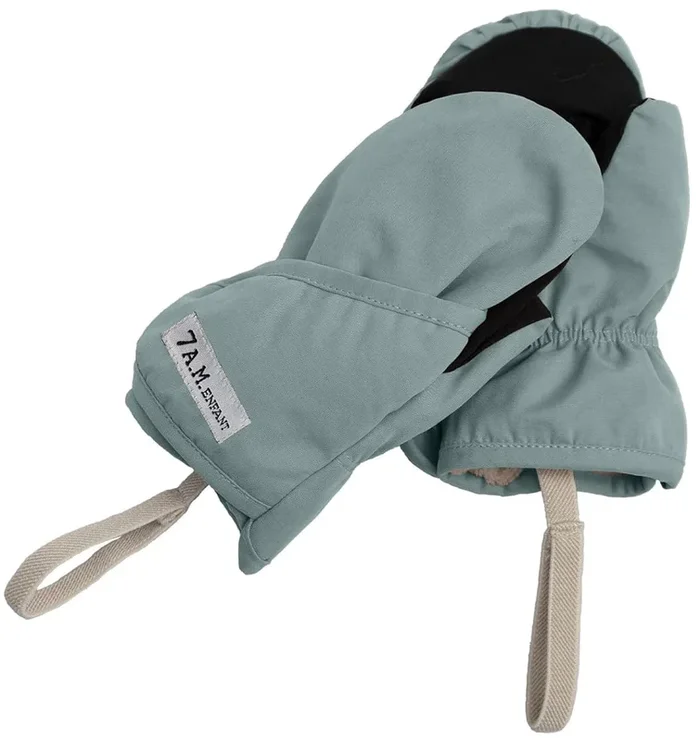 7 A.M. Enfant Mittens – Benji – Mirage Blue (6-12m)