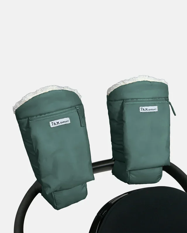 7 A.M. Enfant Warmmuffs – Pine Oslo Cloud