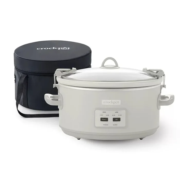 7-Quart Cook and Carry Programmable Slow Cooker with Carry Bag