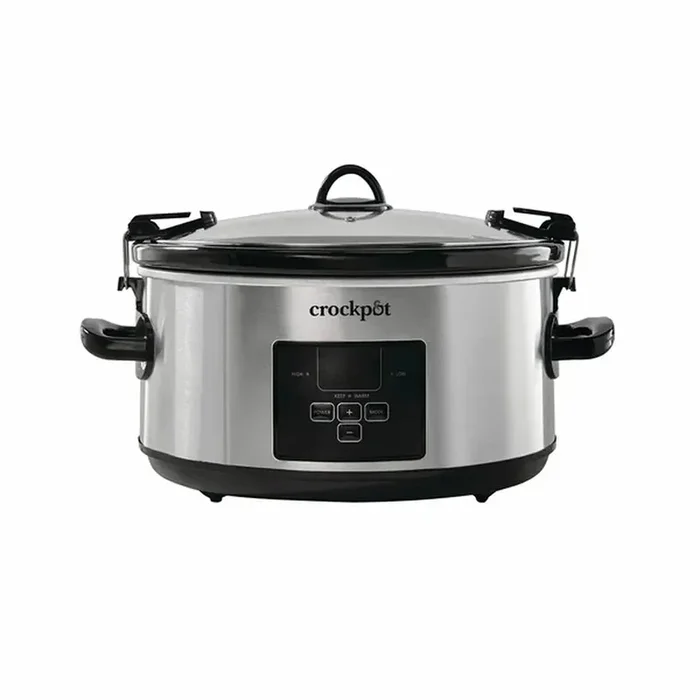 7 Quart Programmable Cook & Carry Extra Large Slow Cooker Digital Timer
