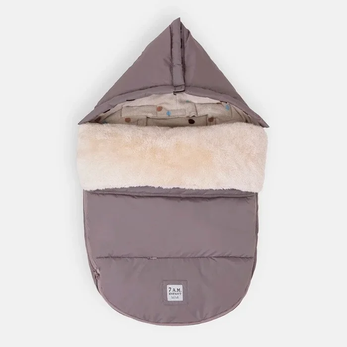 7AM Enfant POD in Ash Mauve/Print Pebble Lining