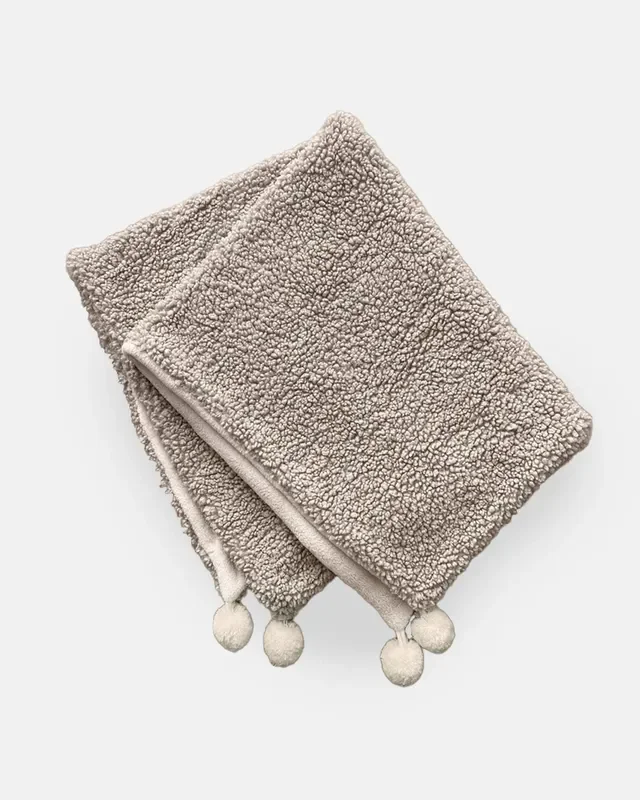 7AM Enfant Teddy Blanket – Oatmeal