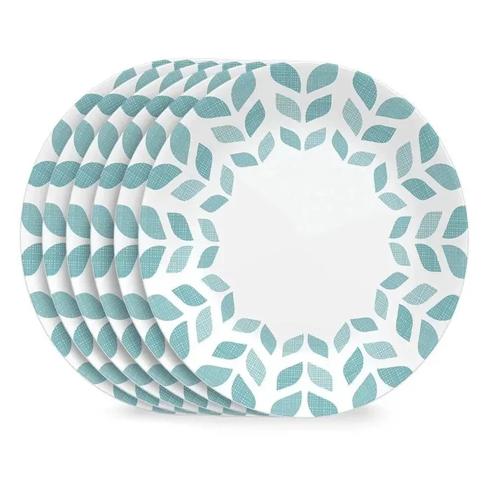 8.5″ Salad Plates – Abstract Blue