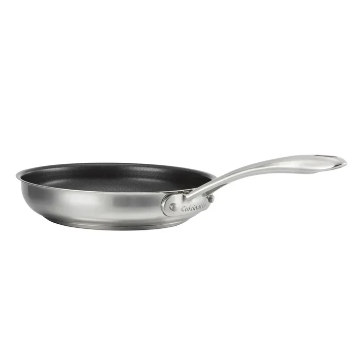 8″ Classic Stainless Ceramic Nonstick Skillet
