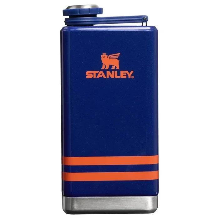 8 oz Pre-Party Flask Regal Blue Shimmer